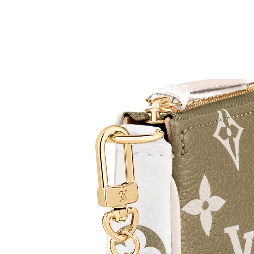 Louis Vuitton Yellow Spring in The City Monogram Empreinte Mini Pochette Accessoires